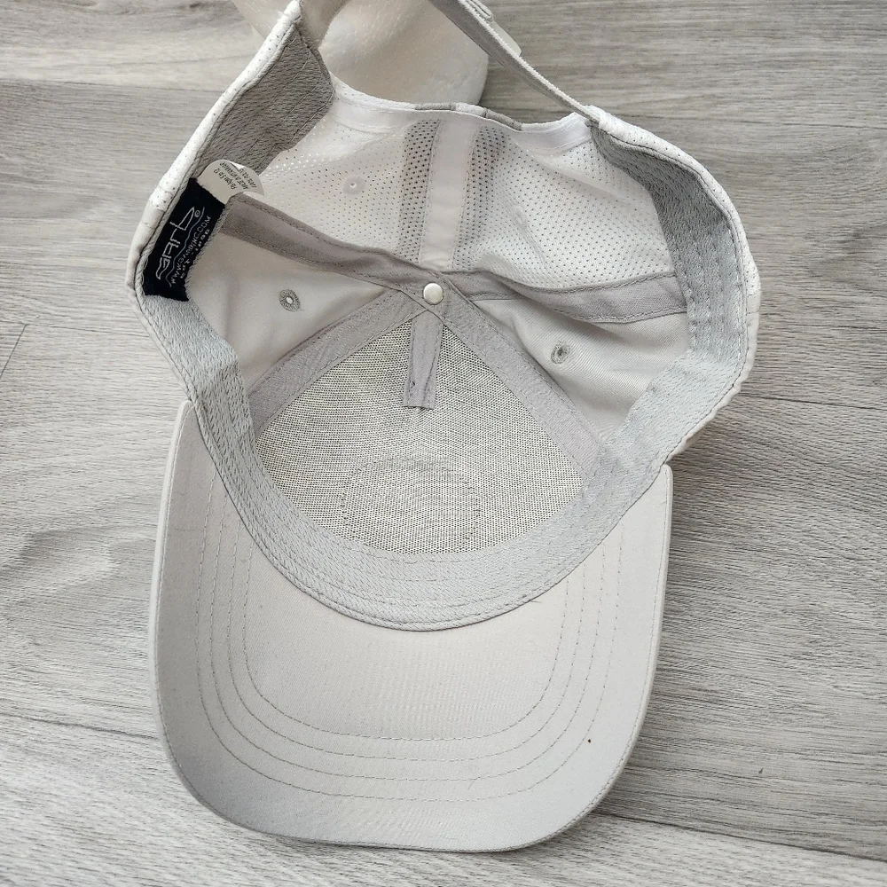 GARB PGA Junior‎ League Hat Gray White Golf Breathable Mesh Adjustable Kids 5-12